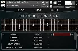Orange Tree Samples Evolution 10 String Stick   (Bass Guitar)